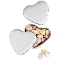Caja forma de corazón con caramelos roja Caja forma de corazón con caramelos roja