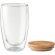 Vaso cristal doble capa 450 ml Tirana Large grabada