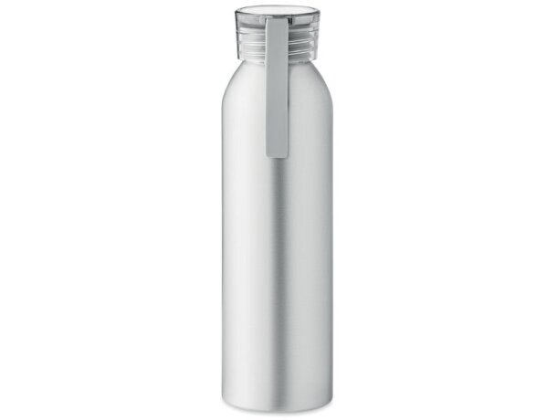 Botella de aluminio 600ml Napier Plateado mate detalle 2