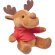Peluches para bordar personalizable Rudolph con sudadera con capucha Rojo detalle 2