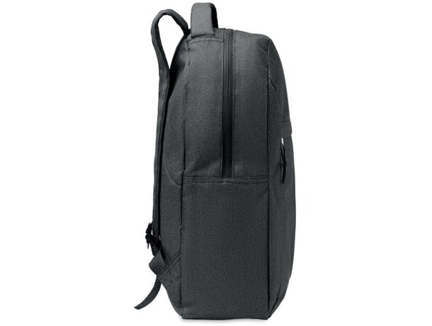Mochilas infantiles personalizables rPET 600D Siena Negro detalle 4