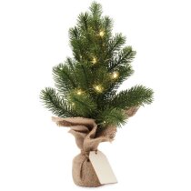 árbol navideño con luces led tamaño mini