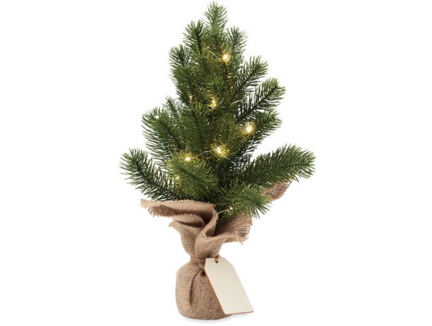 árbol navideño con luces led plástico Aveto Verde detalle 5