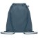 Mochila saco personalizada algodón orgánico Yuki Colour Azul