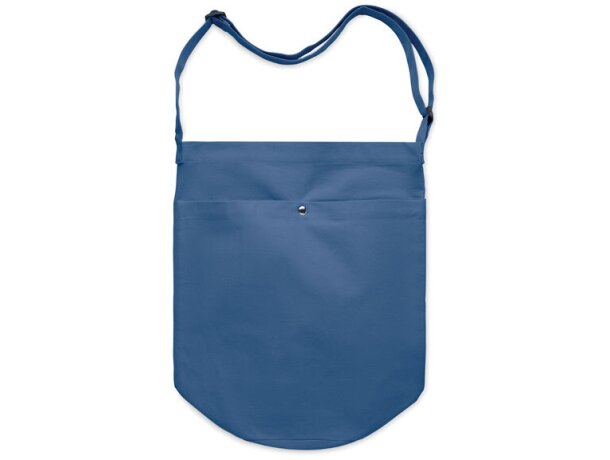 Bolsa bandolera canvas 270 gr Bimba Colour Azul detalle 3