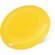 Disco volador de 23 cm personalizado amarillo