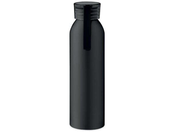 Botella de aluminio 600ml Napier Negro detalle 1