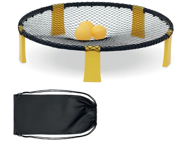 Juego 3 bolas para aire libre Picktheball Negro detalle 7