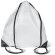 mochila con cordones surtido de colores personalizada blanca
