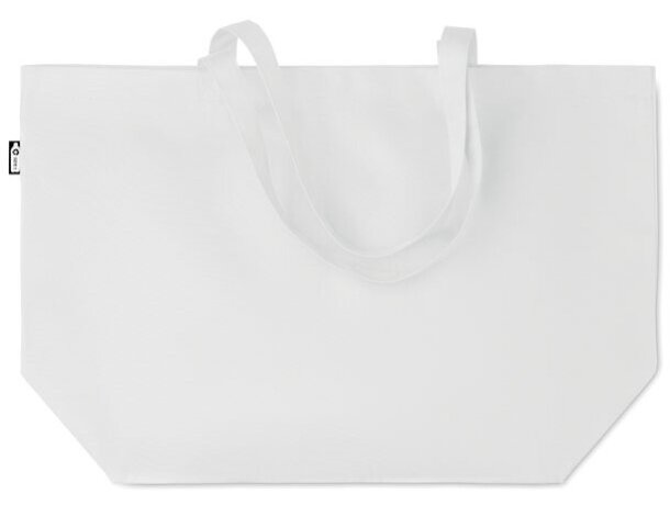 Bolsa ecológica grande rPET 600D Fama Blanco detalle 1