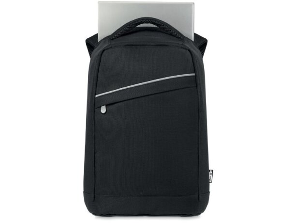 Mochila jaspeada 600D RPET Munich para empresas