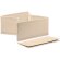 Caja plegable de algodón con bolsa de cierre de cuerdas Beige detalle 1
