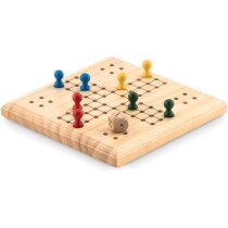 Juego de viaje de madera Ludo