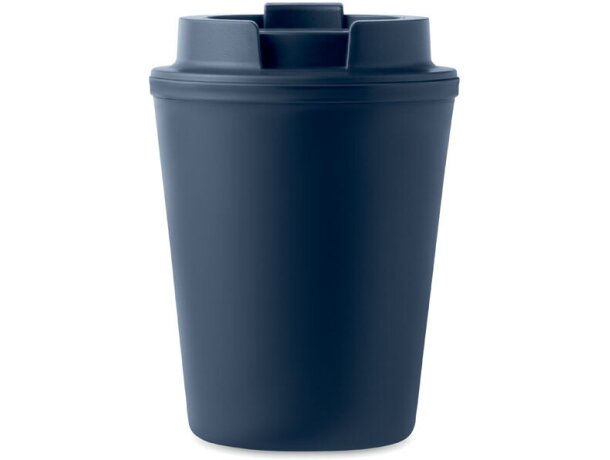 Vasos de plástico con tapa de pp reciclado 300ml Tridus detalle 9