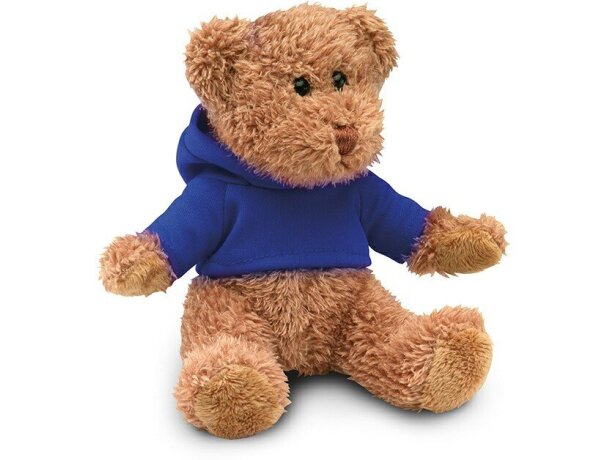 Osito de peluche con camiseta de colores personalizado azul