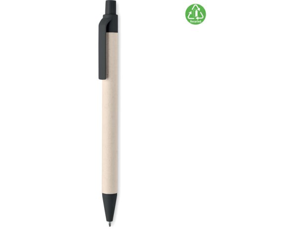 Bolígrafo Mito Pen sostenible cartón reciclado tinta azul Azul claro detalle 20