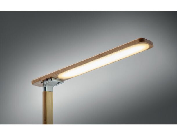 Lampara sobremesa cargador 10 W Neat Light Madera detalle 5