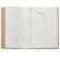 Libreta banda elastica con hojas a rayas y marcapáginas cartón reciclado Musa Blanco detalle 14