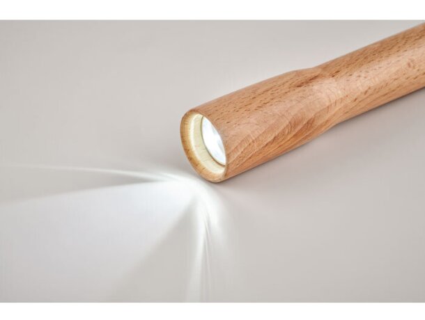 Linterna de madera con luz COB Teles Madera detalle 3