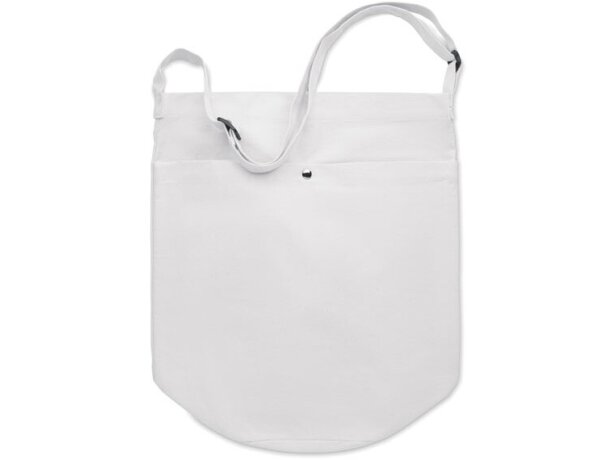 Bolsa bandolera canvas 270 gr Bimba Colour Blanco detalle 6