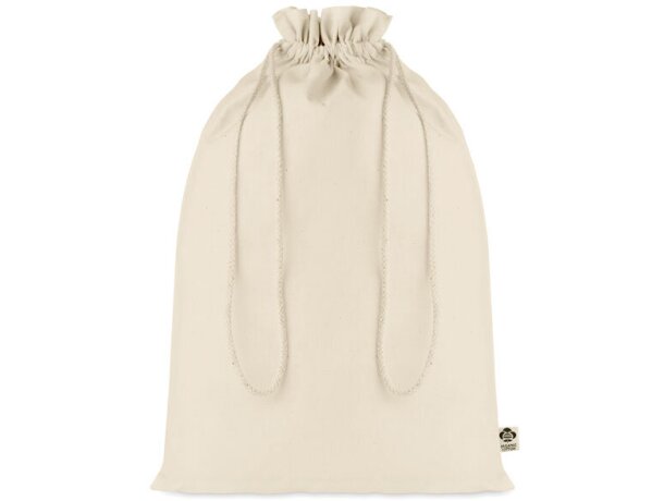 Bolsa Amber Large algodón orgánico beige baratas 30x47 cm regalo Beige detalle 4