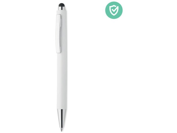 Boligrafo stylus antibacterial Blanquito Clean para empresas