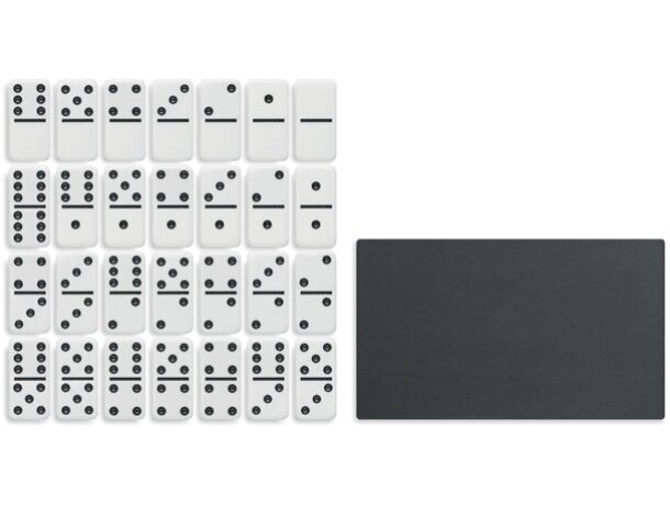 Juego de dominó Domino Negro detalle 1