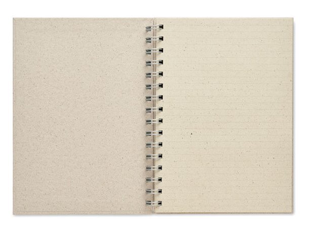 Libreta anillas A5 papel hierba Grass Book personalizado