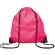 Mochila con cordones surtido de colores fucsia barata