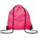 mochila con cordones surtido de colores personalizada fucsia