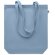 Bolsa de canvas 270 gr/m² Coco Azul celeste detalle 14