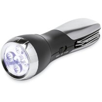 Linterna básica multiusos personalizada negra Linterna básica multiusos personalizada negra