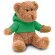 Peluche oso con sudadera Johnny Verde detalle 2
