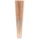 Abanico madera y tejido corcho Fanny Cork personalizado