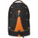 Mochila bicolor con cuerda frontal personalizada naranja