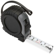 Flexómetro de 5 metros profesional personalizado negro Flexómetro de 5 metros profesional personalizado negro