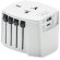 Adaptador viaje universal Skross doble USB blanco