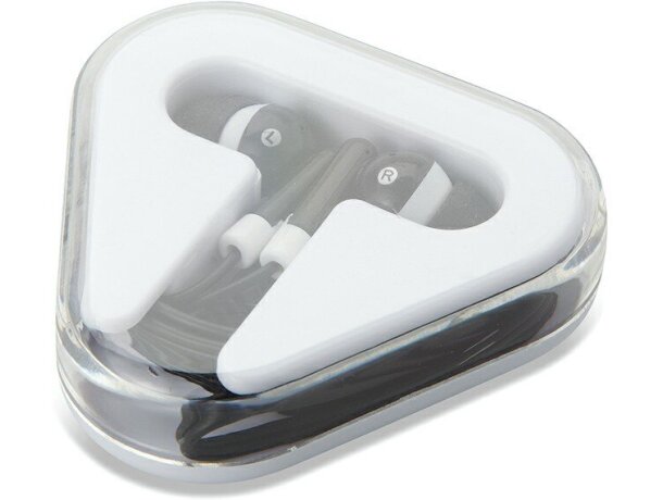 Cascos auriculares en caja personalizado negro Cascos auriculares en caja personalizado negro