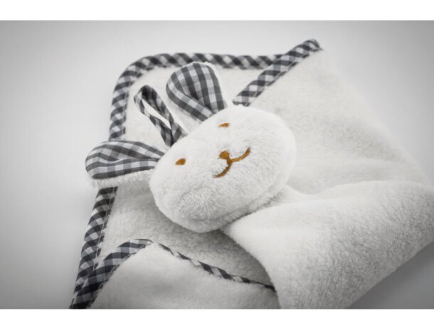 Doudou para bebé Hug Me Blanco detalle 1