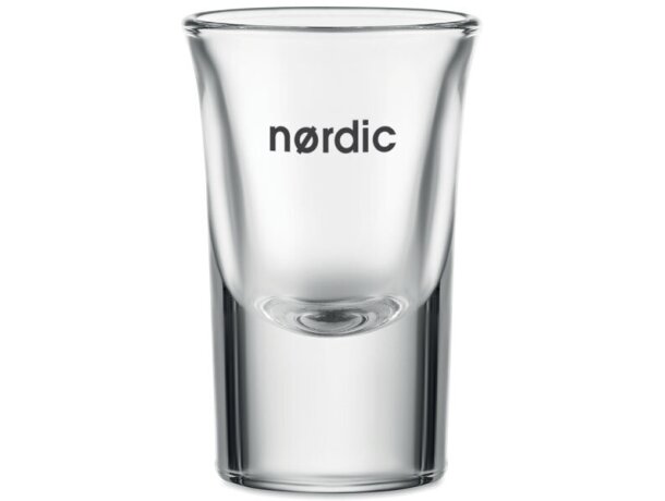 Vaso de cristal 28ml Songo personalizada