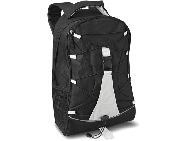 Mochila bicolor con cuerda frontal