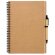 libreta de carton reciclado a4 con boligrafo personalizada beige