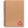 Libreta ecológica original con 70 hojas de papel de piedra y tapa reciclada Rojo