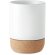 Tazas de cerámica con base de corcho tamaño grande 300 ml Blanco detalle 1