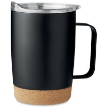 Taza térmica Ruby acero inoxidable base corcho