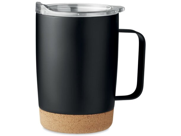 Tazas termicas personalizadas Ruby de acero con base corcho detalle 11