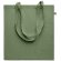 Bolsa asas largas algodón reciclado pre-consumo 140 g/m2 Zoco Colour Verde