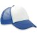 Gorra con rejilla trasera en colores combinados azul barata