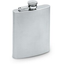 Petaca personalizada Slimmy Flask acero satinado