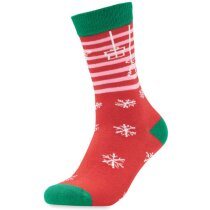 Par de calcetines de Navidad M Joyful M